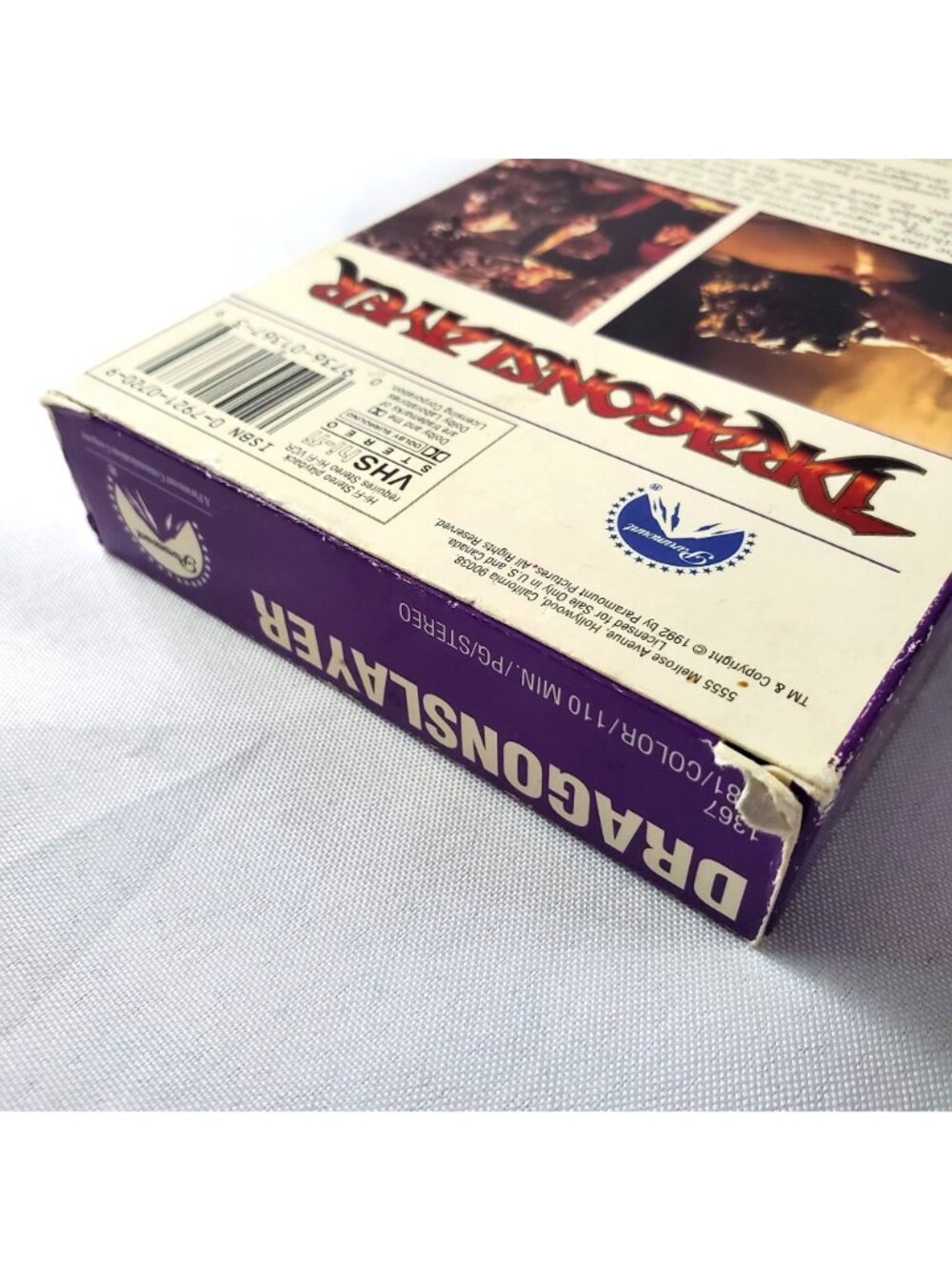 Dragonslayer 1981 VHS Tape Paramount Pictures PG Fantasy Adventure - Picture 6 of 7